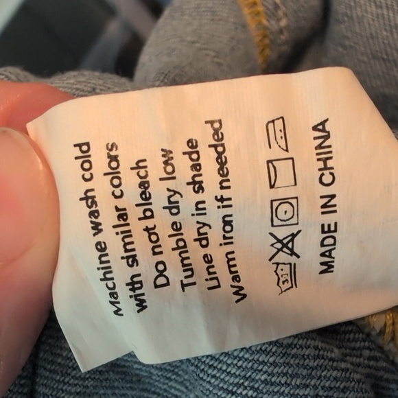 Women's Jean Denim Overall Baggy Jumpsuit Onesie with Pockets - Picture 8 of 9